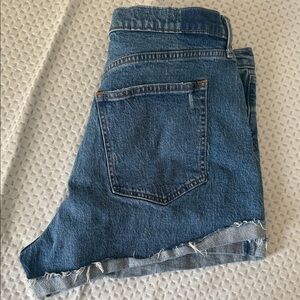 Abercrombie & Fitch High Rise Denim Shorts